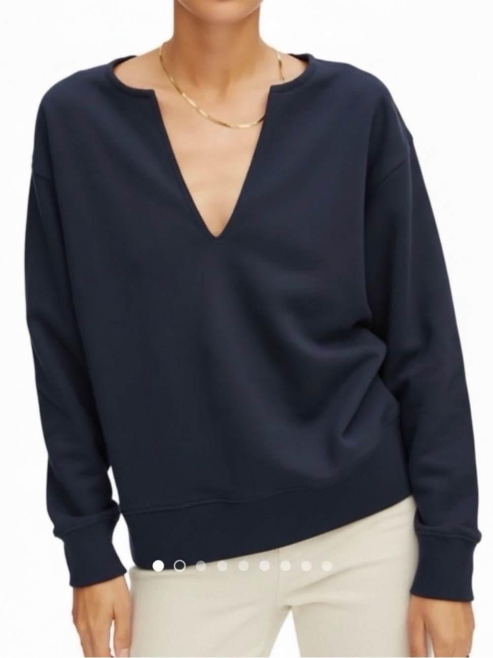 Deep V sweatshirt